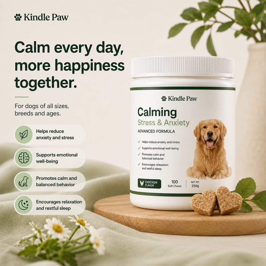 Calming Chews 🐾 Stress & Anxiety Under Control