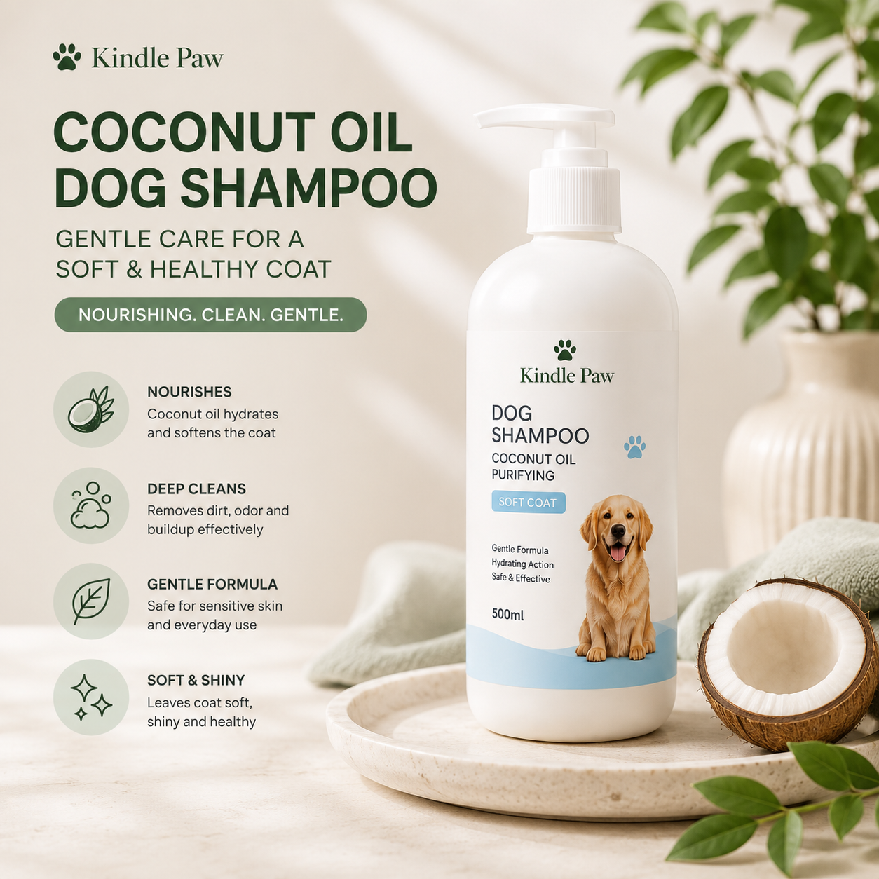 Shampoo 🐾 Soft & Hydrated Coat