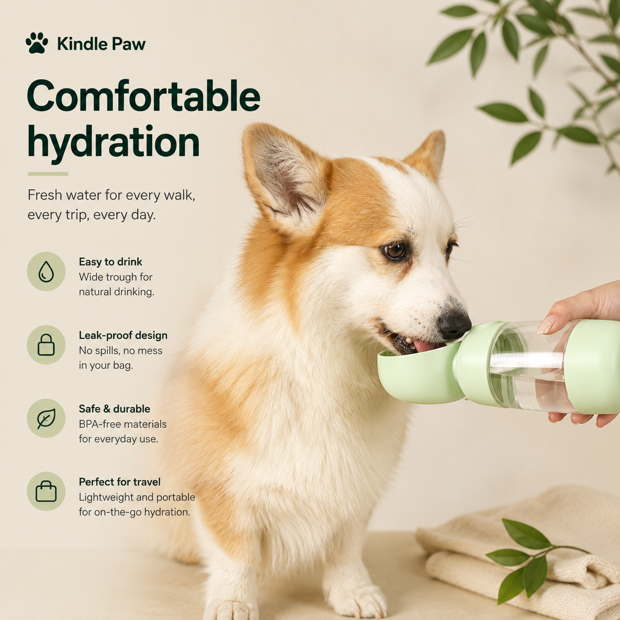 Portable Dog Water Bottle