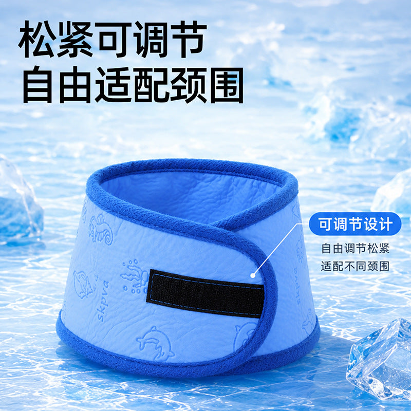 <font dir="auto" style="vertical-align: inherit;"><font dir="auto" style="vertical-align: inherit;">Amazon's nieuwe koelhalsband voor huisdieren, ijskussen voor de zomer, ijspakhalsband voor honden, huisdierbenodigdheden.</font></font>