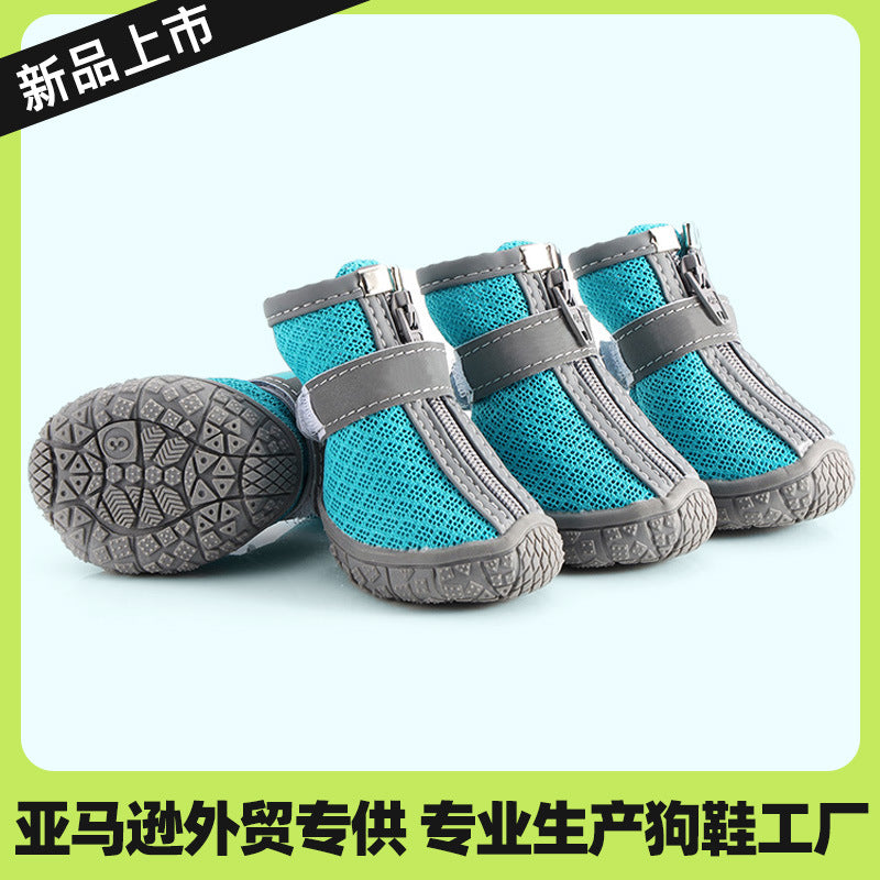 <font dir="auto" style="vertical-align: inherit;"><font dir="auto" style="vertical-align: inherit;">Hondenschoenen voor grensoverschrijdend gebruik, waterdicht, antislip, slijtvast, ademend, puppyschoenen, teddybeerschoenen, vuilafstotend, antislip, buite