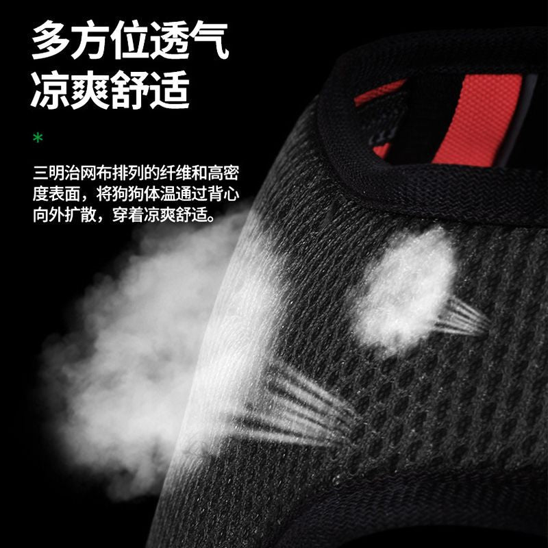 <font dir="auto" style="vertical-align: inherit;"><font dir="auto" style="vertical-align: inherit;">Exclusief grensoverschrijdend nylon hondentuigje/lijn voor grote honden, reflecterend, explosiebestendig en schokbestendig.</font></font>
